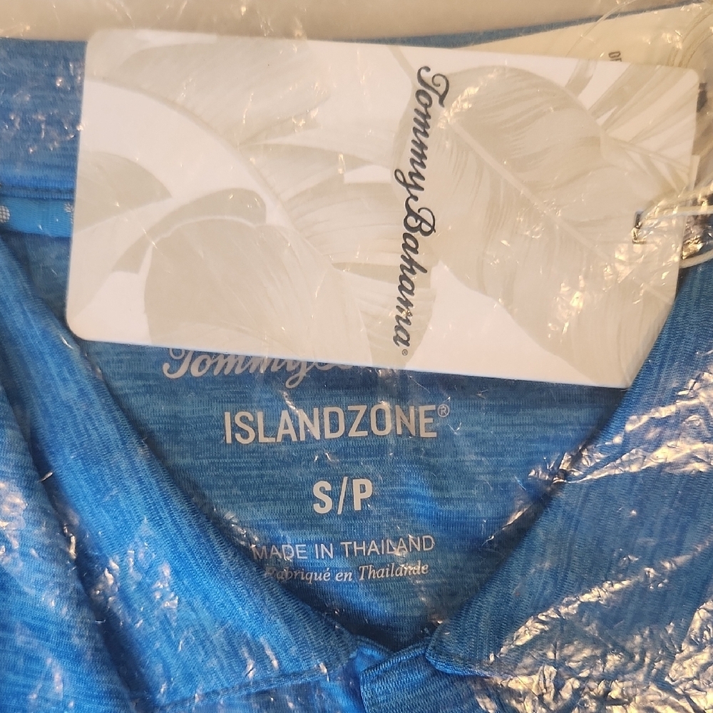 Tommy Bahama Cobalt Blue Polo Shirt - Picture 2 of 4